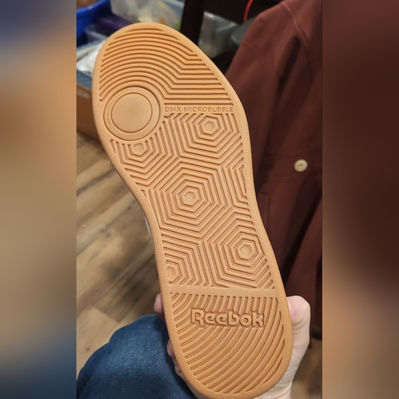 Reebok Court Advance Bold Sneaker Unisex Size 8 White LuxComfort Tennis  Shoes - Picture 5 of 10